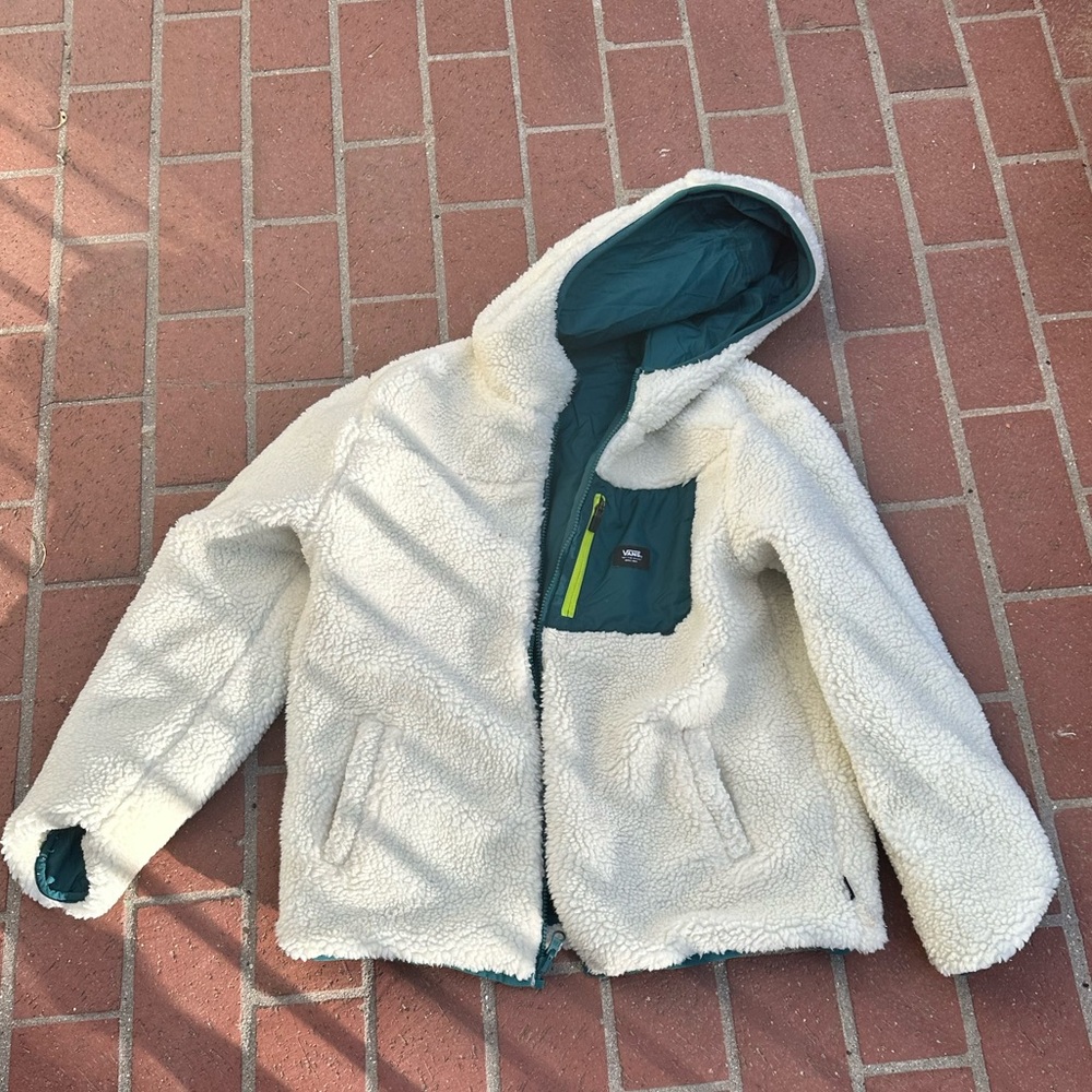 Vans boys reversible jacket size 12
